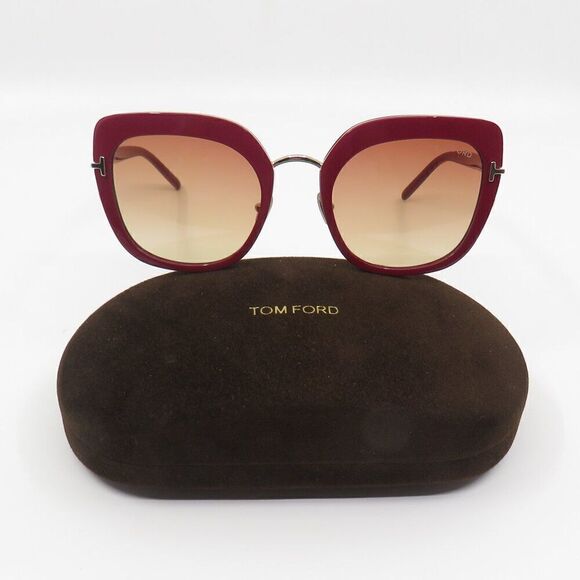 Tom Ford FT0945 66T New Red/Bordeaux Gradient Sunglasses - Picture 10 of 12